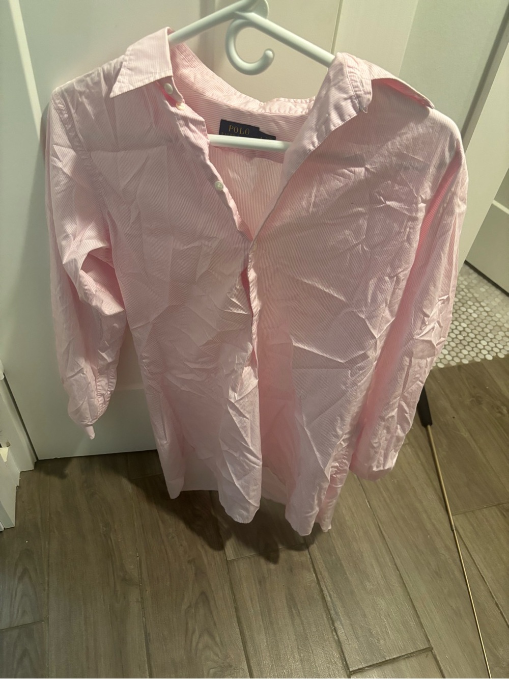 Polo by Ralph Lauren Light Pink half Button-Down Shirt
